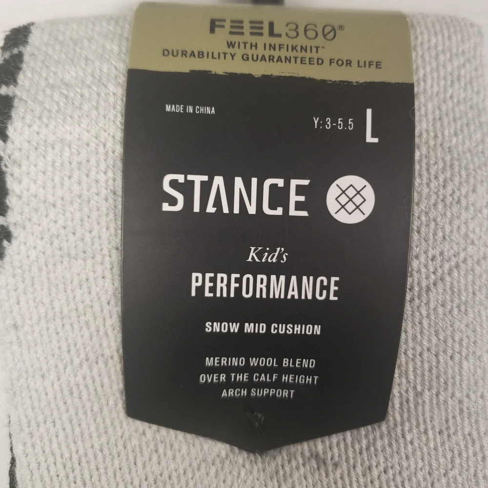 NWT Kid's Stance Boyd Snow Socks